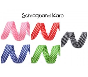 Schrägband Kariert Vichy